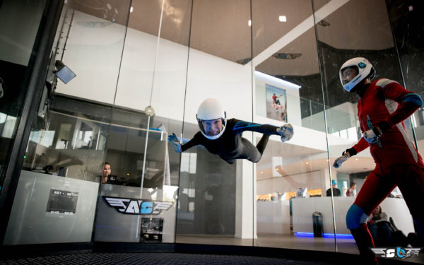 Vanessa Folkner Flying at Airspace Indoor Skydive